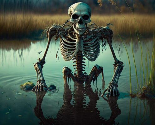 skeleton lake